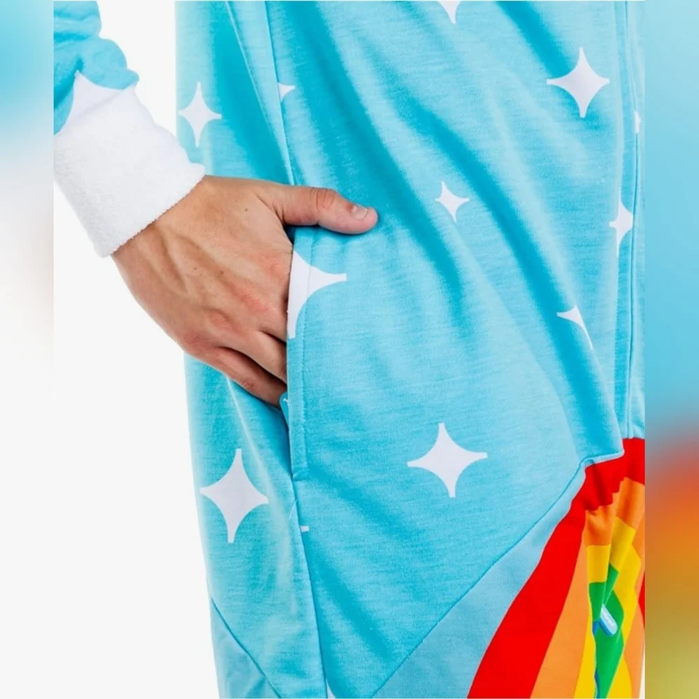 New Unisex Tipsy Elves Rainbow Onesie - Picture 9 of 14